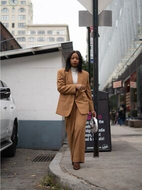 Madewell pinstripe Blazer set. Size 8. Sold out online.